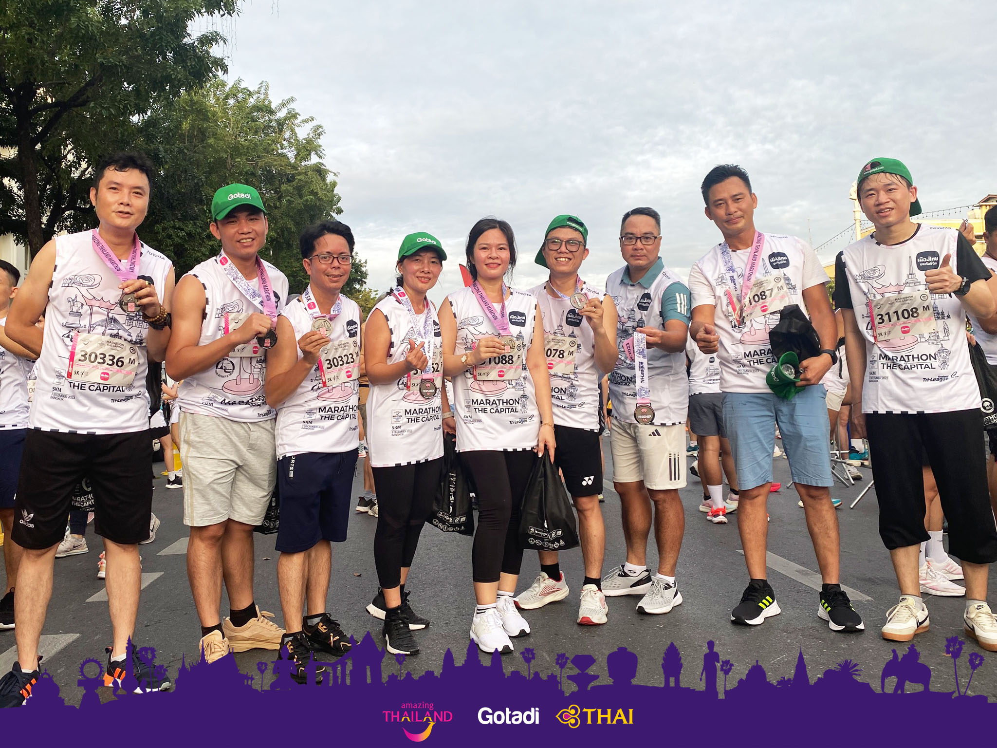 GOTADI TỔ CHỨC THÀNH CÔNG TOUR AMAZING THAILAND MARATHON BANGKOK 2023