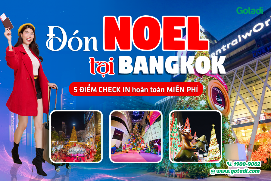 Đón Noel tại Bangkok: 5 Điểm check-in Giáng sinh miễn phí không thể bỏ lỡ