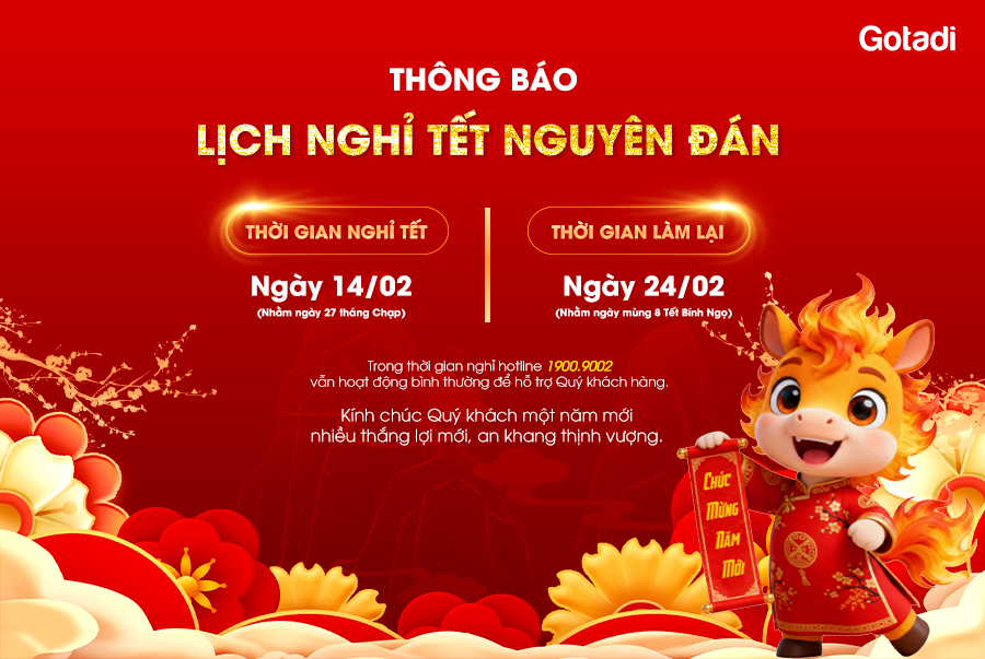 Thông Báo Lịch Nghỉ Tết Nguyên Đán Bính Ngọ 2026