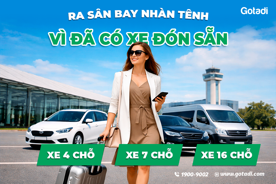 Đặt Xe Đưa Đón Sân Bay – Giải Pháp “Nhẹ Đầu” Cho Mọi Chuyến Bay