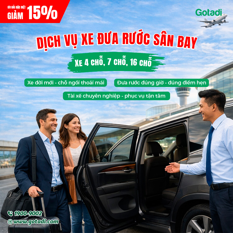 Xe đưa rước sân bay