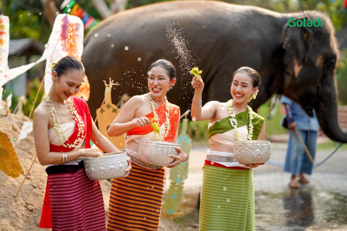 lễ hội songkran thái lan