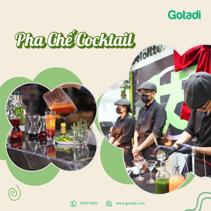 pha chế cocktail