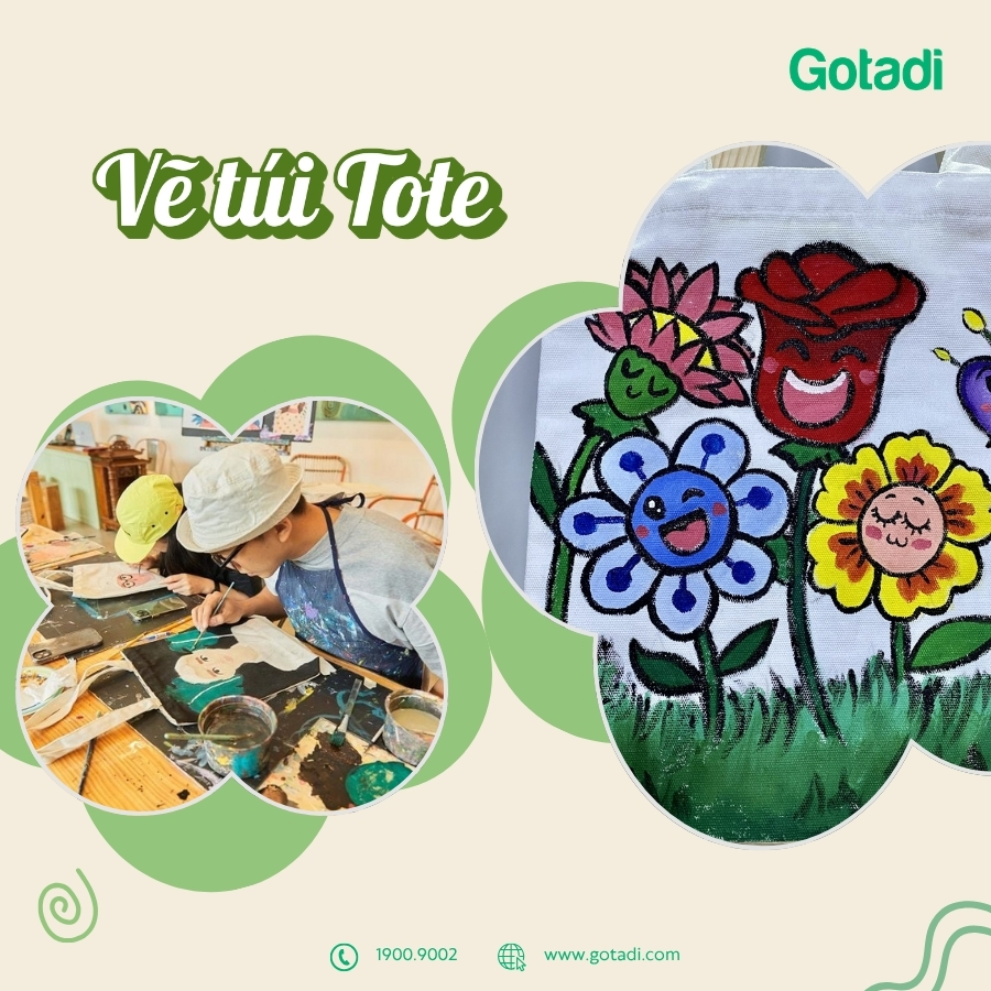 vẽ túi tote