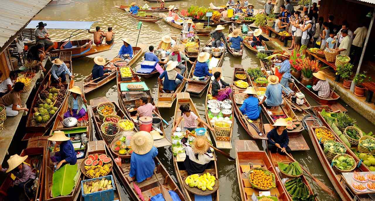 Chợ nổi bốn mùa Pattaya bạn nhất định phải đi một lần | GOTADI